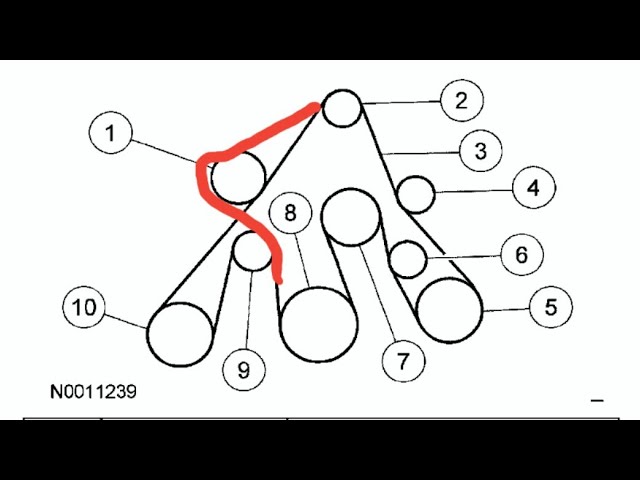 2008 Ford F150 Serpentine Belt Diagram