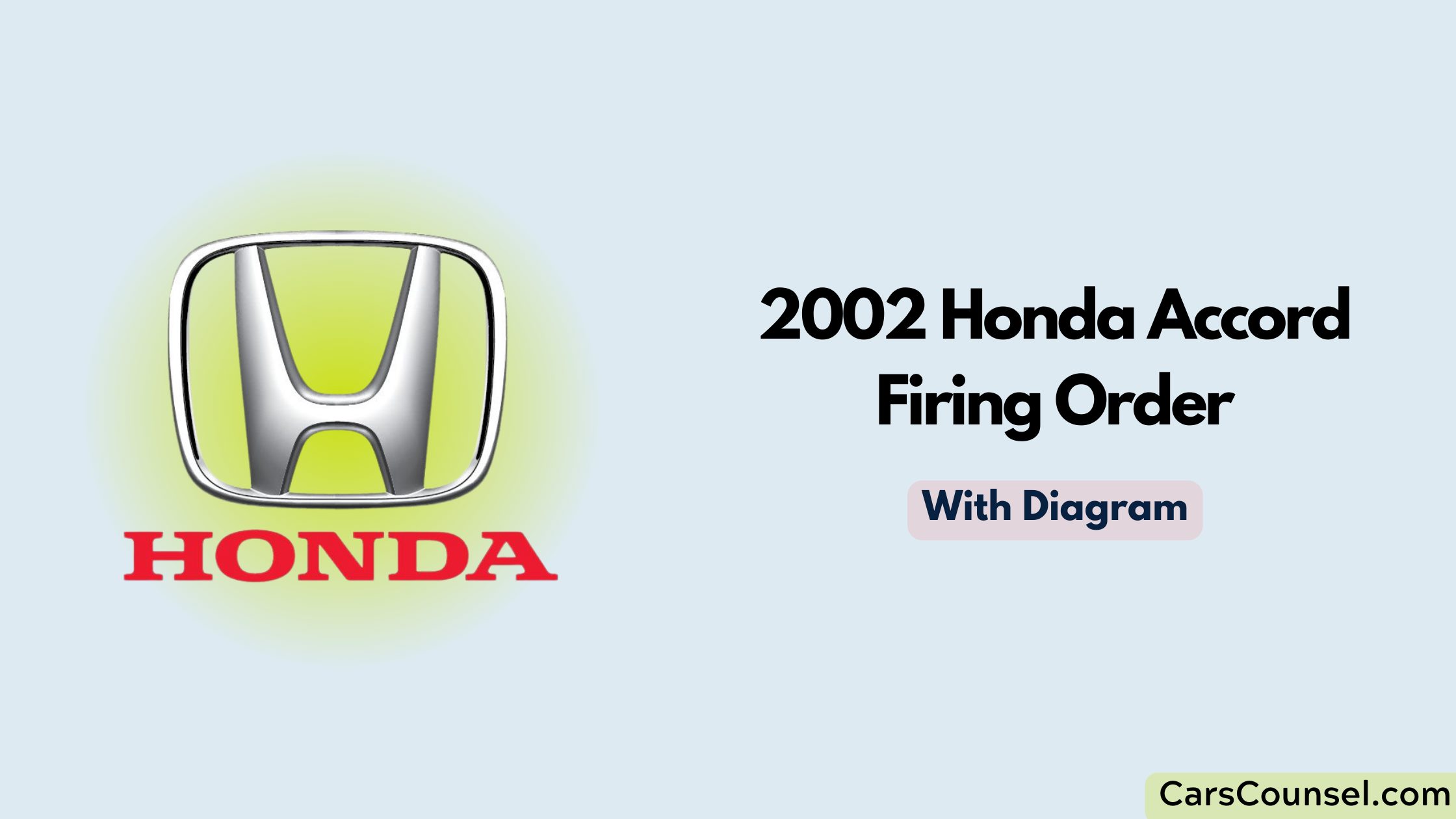 2008 Honda Accord 4 Cylinder Firing Order
