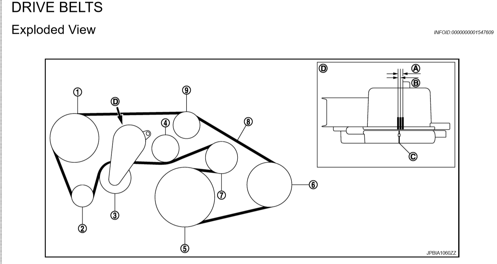 Infiniti G37 Serpentine Belt Diagram