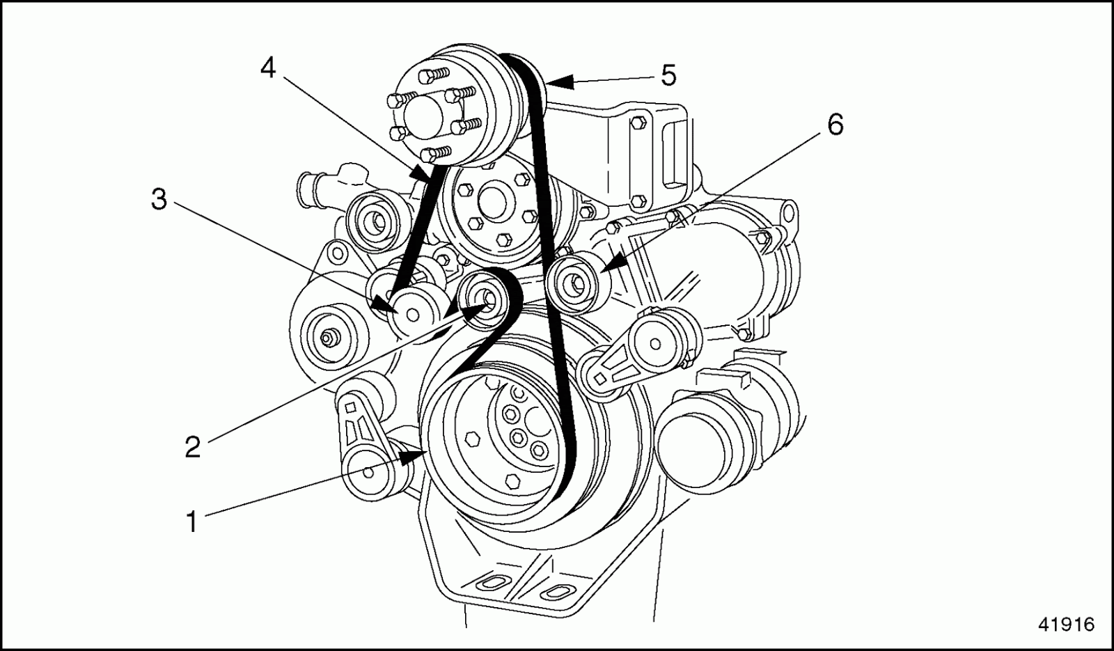 2008 Pontiac G6 2.4 Serpentine Belt Diagram