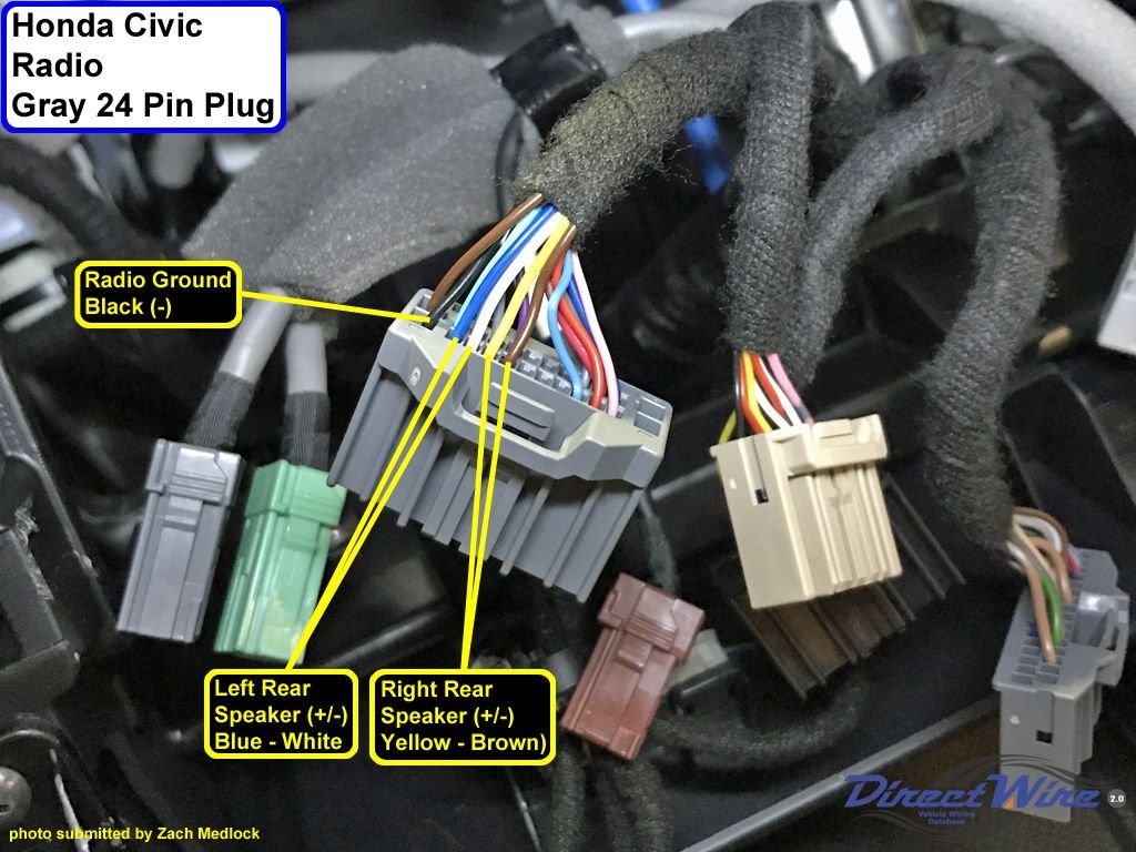 2009 Honda Civic Stereo Wiring Diagram