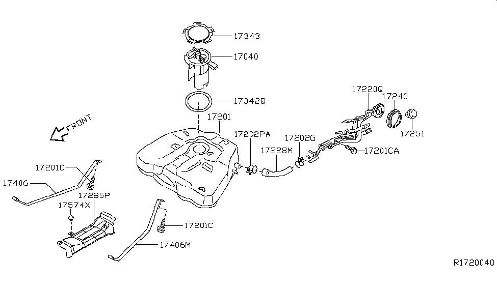 How To Open The Gas Tank On A Nissan Maxima 2009 Nissan Maxima Fuel Tank - Nissan Parts Deal