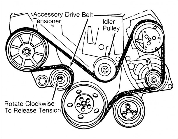2012 Nissan Maxima Serpentine Belt Diagram