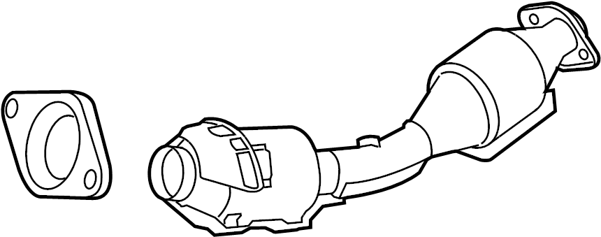 2009 Nissan Titan Catalytic Converter