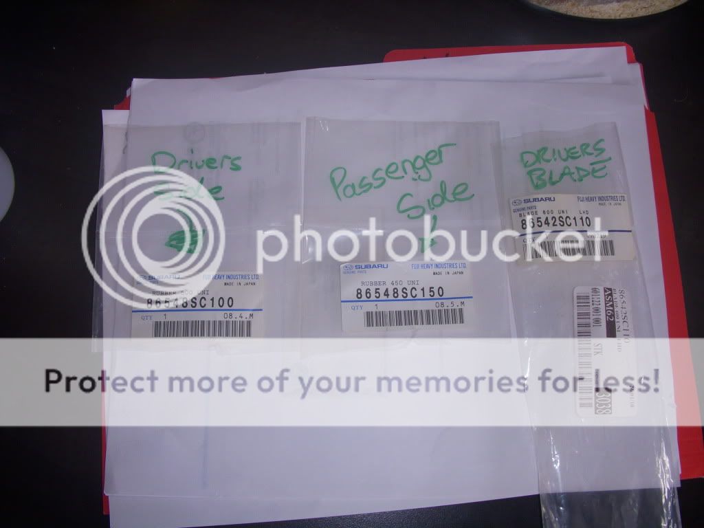 Windshield Wipers For 2010 Subaru Forester