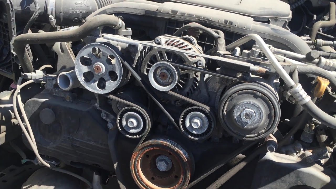 2012 Subaru Outback Serpentine Belt Diagram