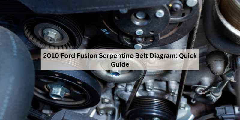 2010 Ford Fusion 2.5l Serpentine Belt Diagram