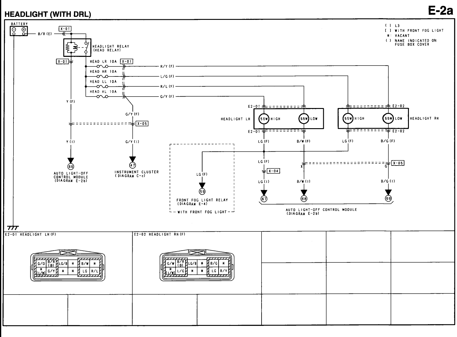 2010 Mazda 6 Headlight Wiring Harness