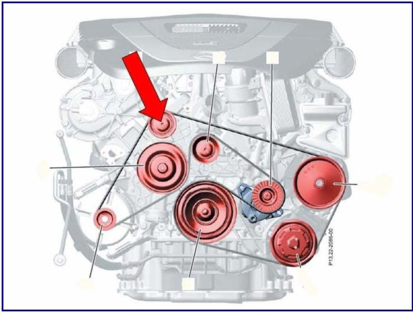 2010 Mercedes E350 Serpentine Belt Diagram