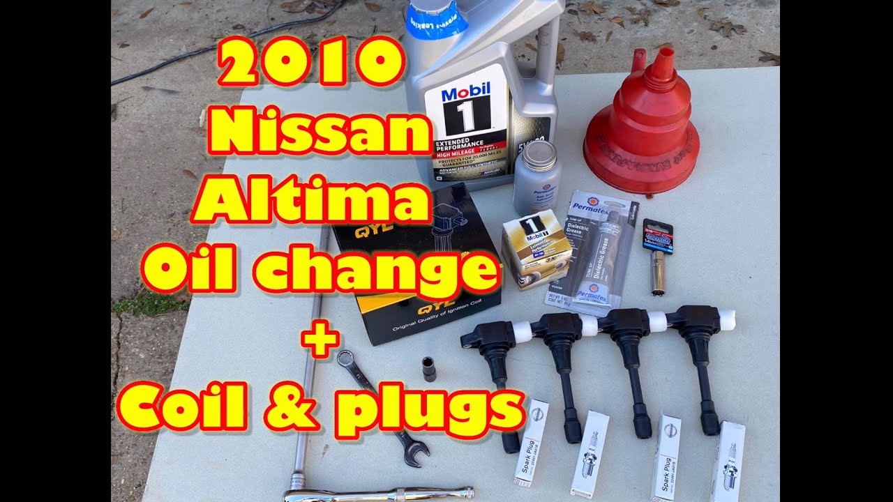 2010 Nissan Altima Oil Change