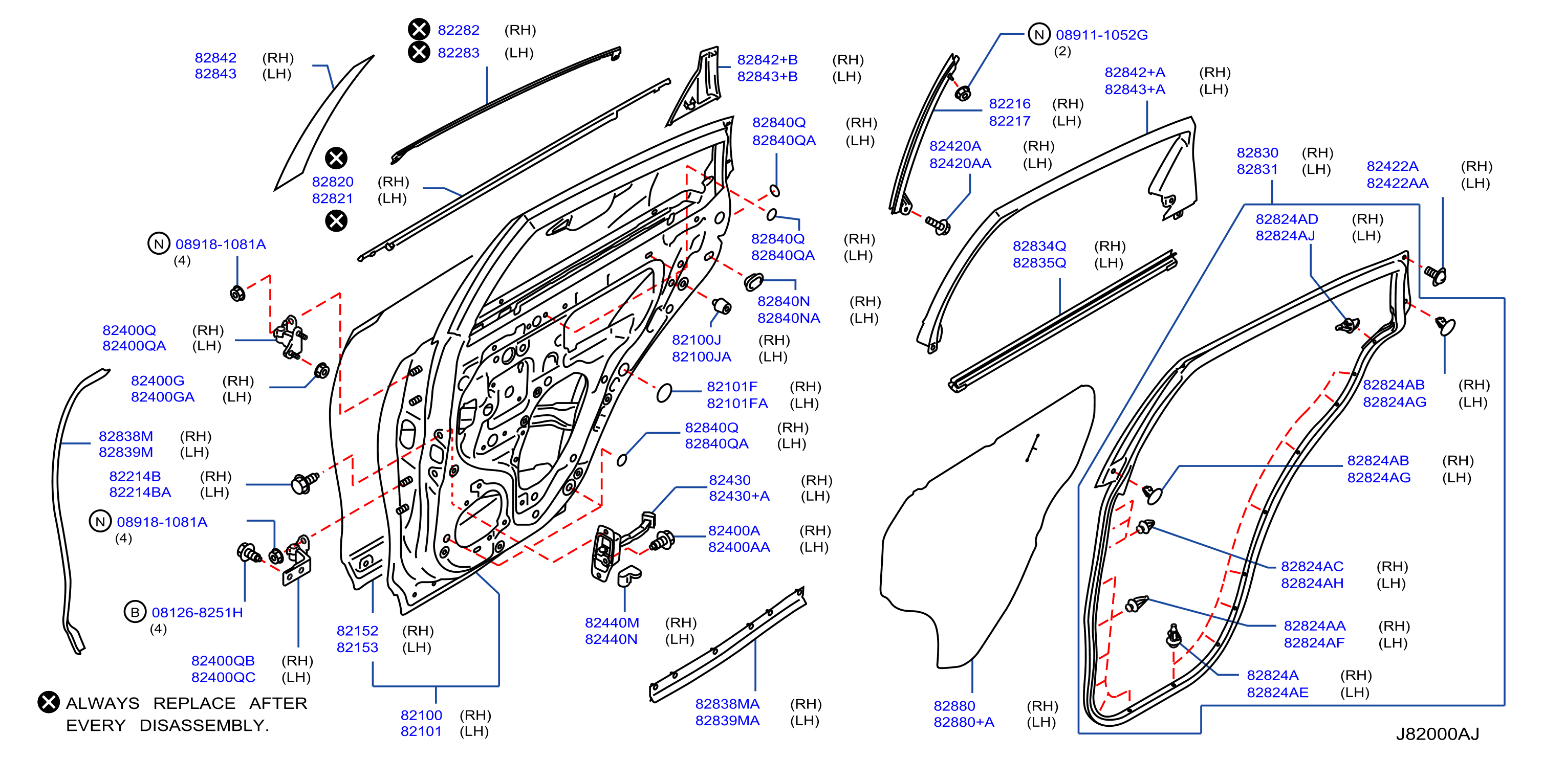 How To Replace Rubber Gasket On Infinity G25 Car Door 2011 Infiniti Bumper Rubber, Door. (Rear). LONG, PKG, DRIVE - 80872