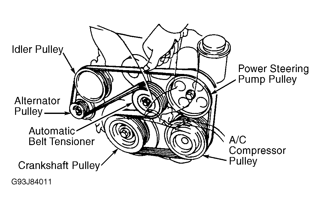 2011 Toyota Corolla Serpentine Belt Diagram
