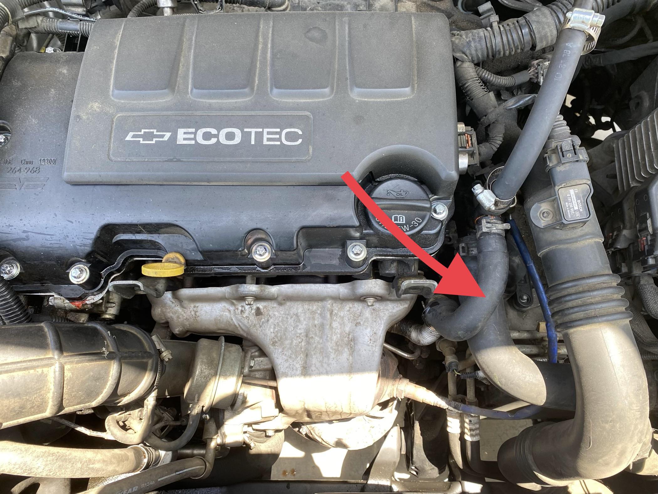 2012 Chevy Cruze Water Outlet Hose Diagram