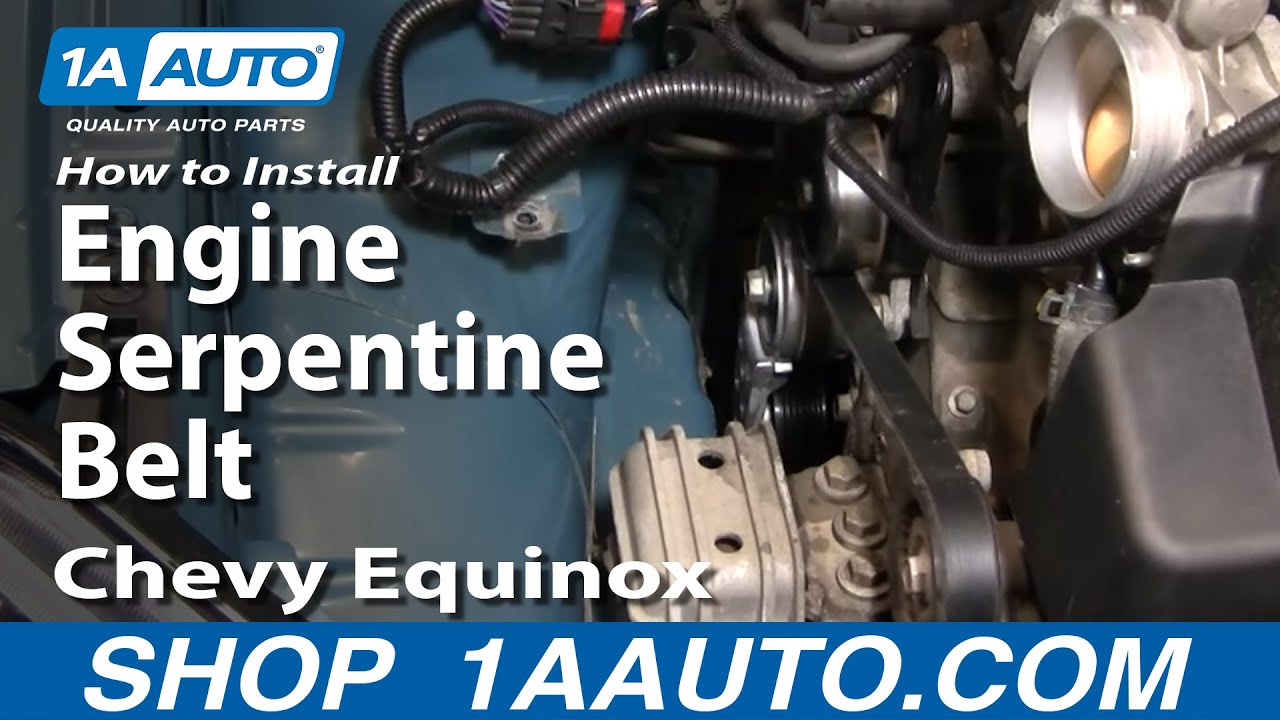 2012 Equinox Serpentine Belt Diagram