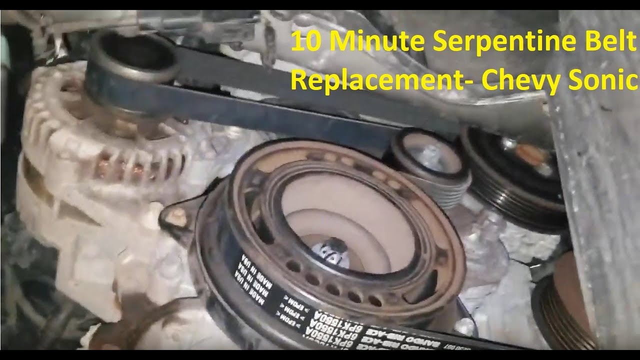 2012 Chevy Sonic Serpentine Belt Diagram