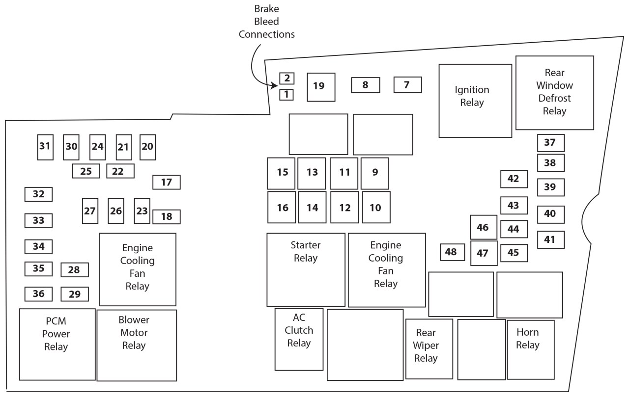 Layout 2012 Ford Focus Fuse Box Diagram