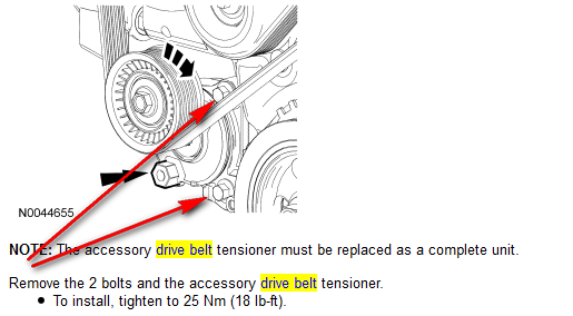 2012 Ford Fusion Serpentine Belt Diagram