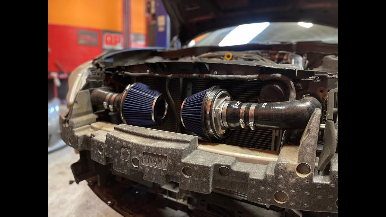 How To Cold Air Intake On 2012 G37 2012 Infiniti G37 Z1 Motorsports Cold Air Intake Install - YouTube