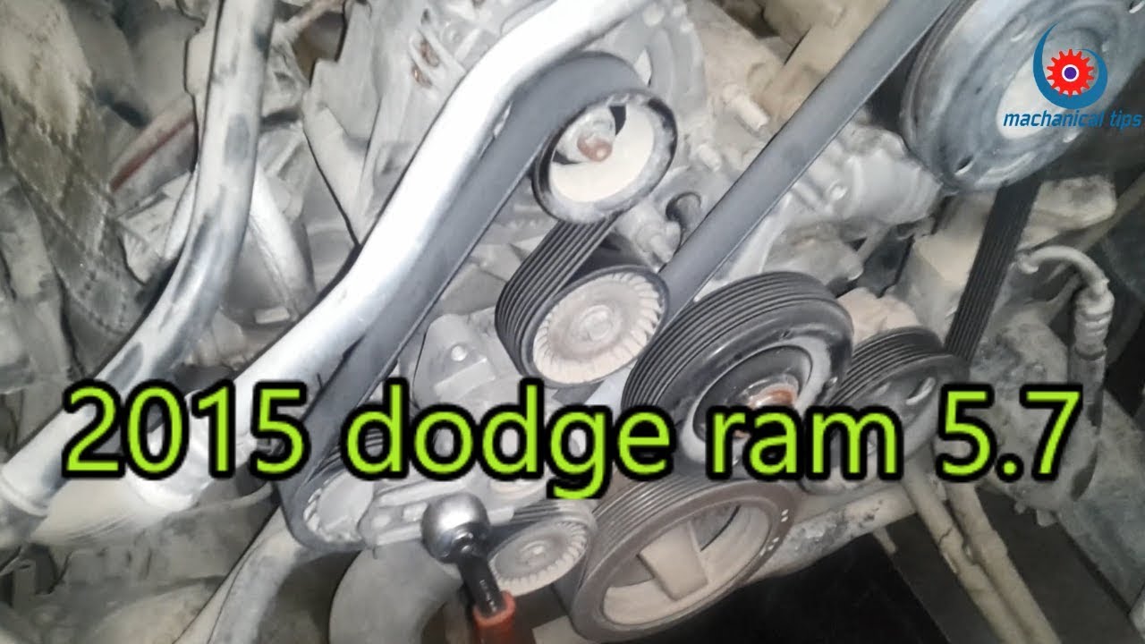 2012 Dodge Ram Serpentine Belt Diagram