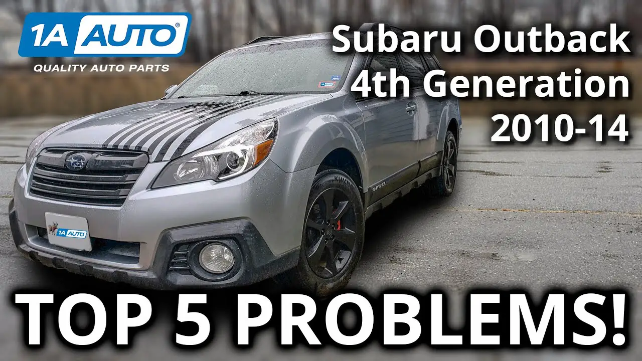 2012 Subaru Outback 2.5 I Premium Problems