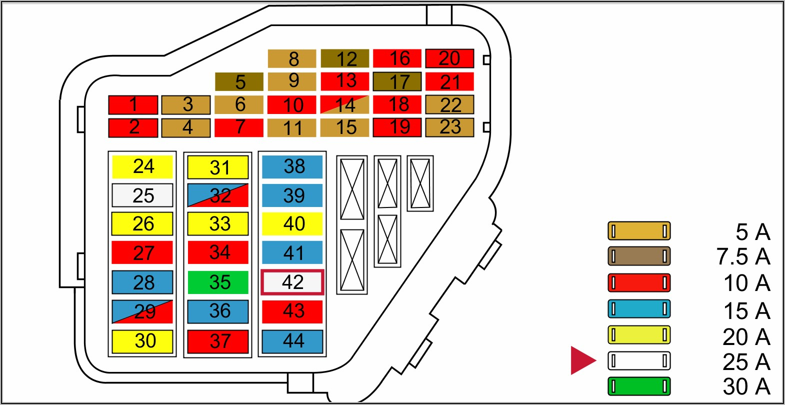 2012 Volkswagen Golf Fuse Box Diagram