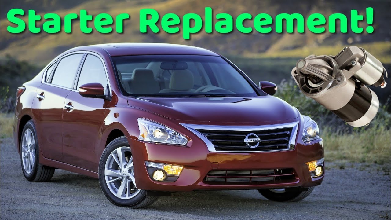 How To Tune Up A 2013 Nissan Altima 2013-2018 Nissan Altima Starter Replacement | 2014-2020 Nissan Rouge
