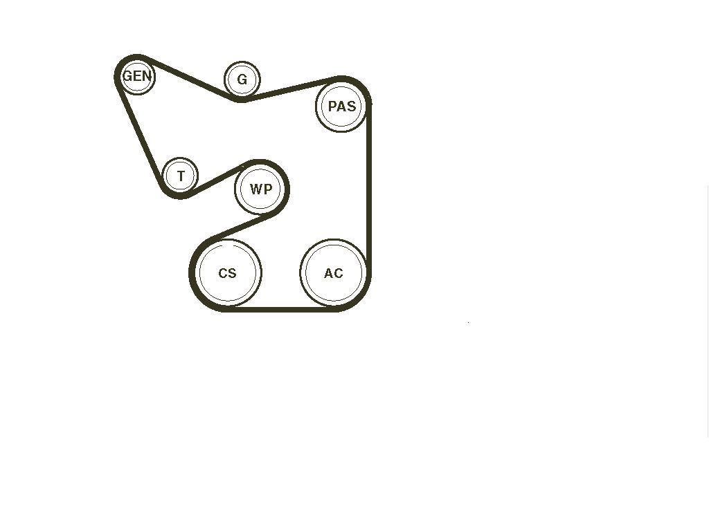 2013 Dodge Ram 1500 5.7 Hemi Serpentine Belt Diagram