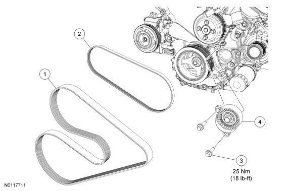 2013 Ford F150 5.0 Serpentine Belt Diagram
