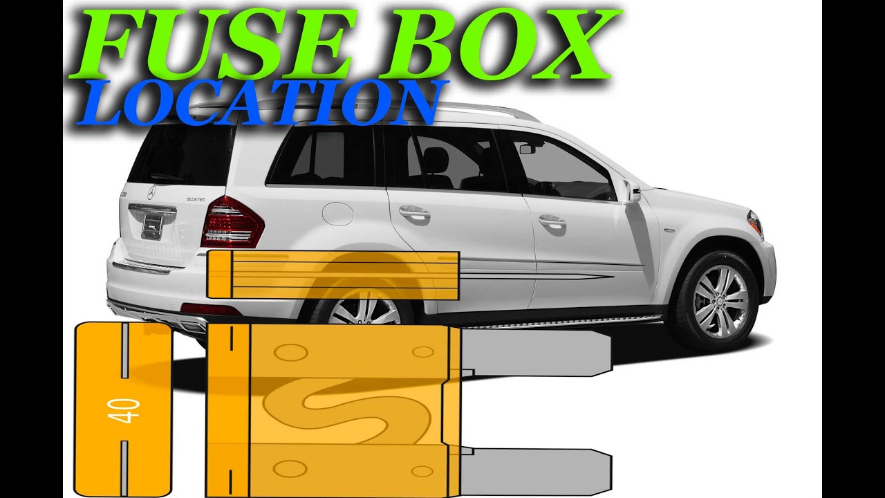 2011 Mercedes Glk 350 Fuse Box Location