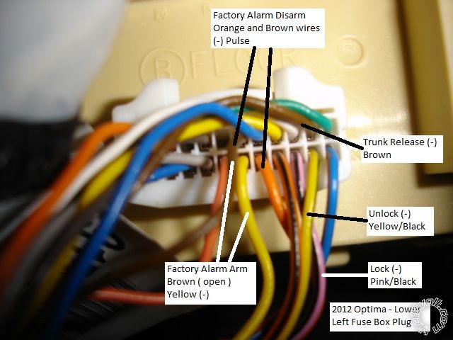 2013 Kia Optima Radio Wiring Diagram