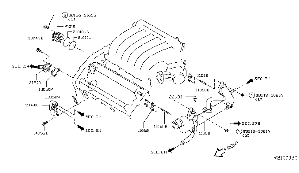 Troubleshooting A 2013 Nissan Pathfinders Cooling Fan 2013 Nissan Pathfinder Water Pump, Cooling Fan & Thermostat