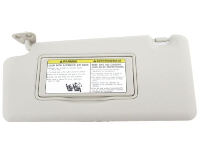 2013 Nissan Rogue Driver Side Sun Visor