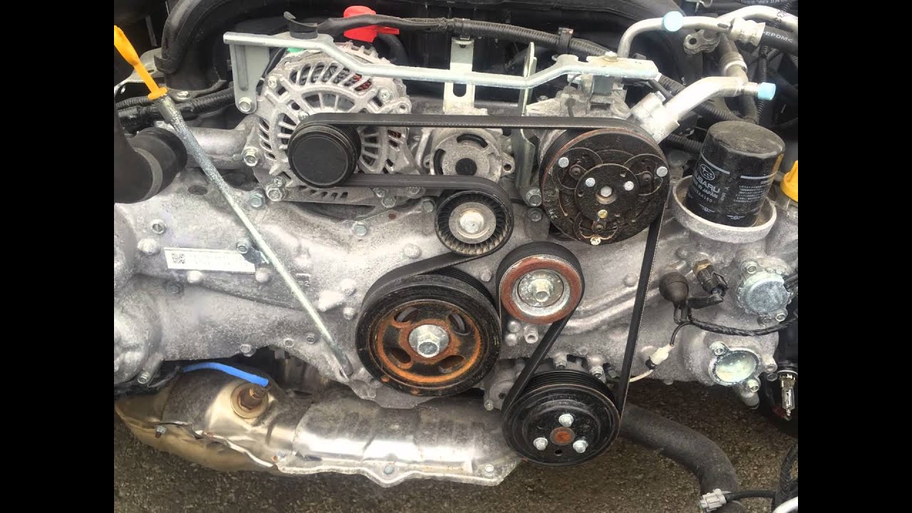 2014 Subaru Forester Serpentine Belt Diagram