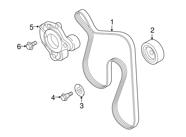 2016 Subaru Crosstrek Serpentine Belt Diagram
