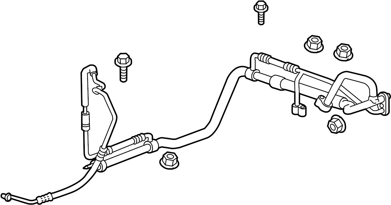 2014 Chevy Traverse Heater Hose Diagram