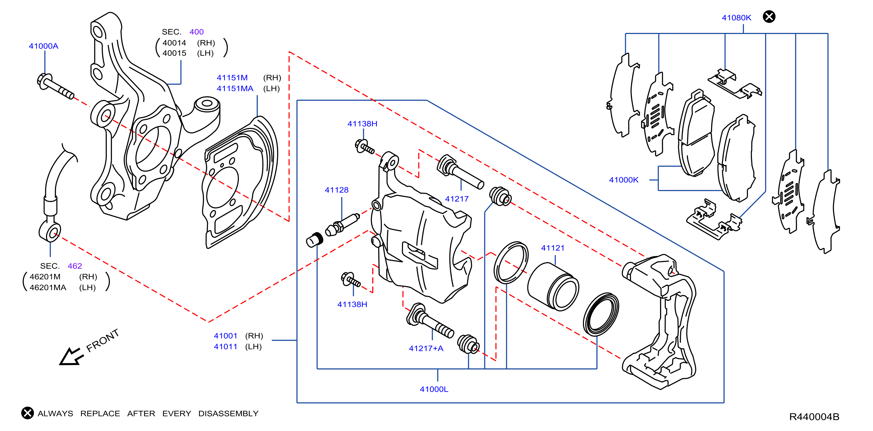 Nissan Rogue Brake Caliper Torque Specs