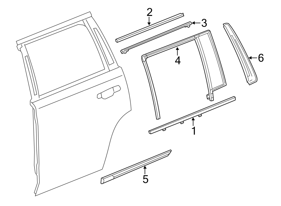 2015 Chevy Tahoe Exterior Door Diagram