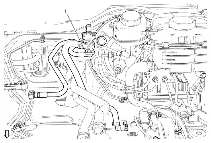2015 Chevy Cruze Coolant Hose Diagram