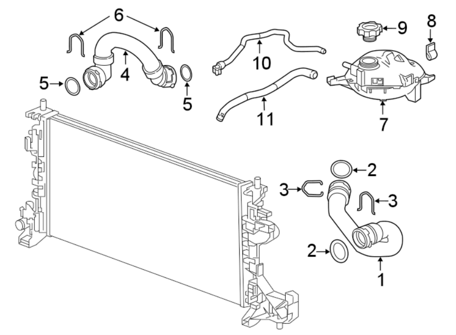 2013 Chevy Cruze Coolant Hose Diagram