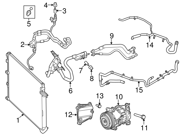 2015 Chrysler 200 Heater Hose Diagram