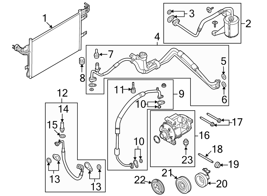 2015 Ford Transit Ac Filler Line Location Diagram