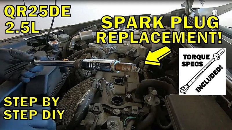 2015 Nissan Altima Spark Plug Replacement