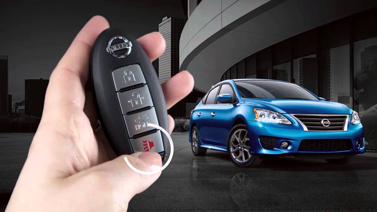 How To Unlock Nissan Sentra With Keys Inside 2015 NISSAN Sentra - Intelligent Key and Locking Functions (if so