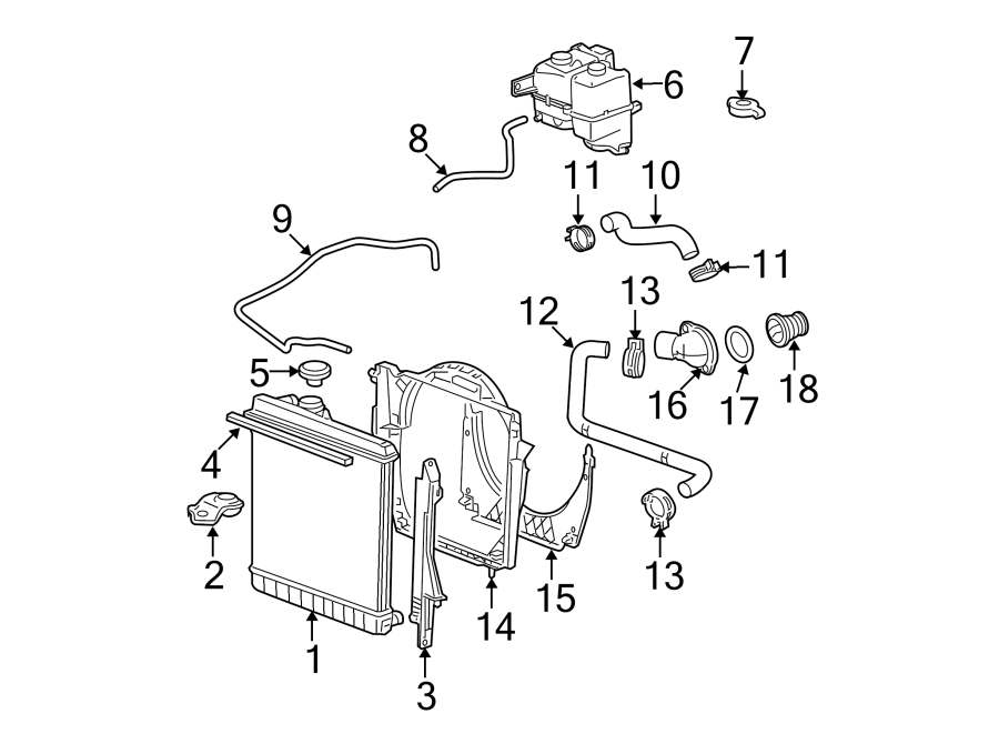 2016 Chevy Colorado Coolant Hose Diagram