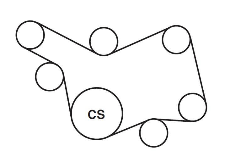 2016 Ford Fiesta Serpentine Belt Diagram