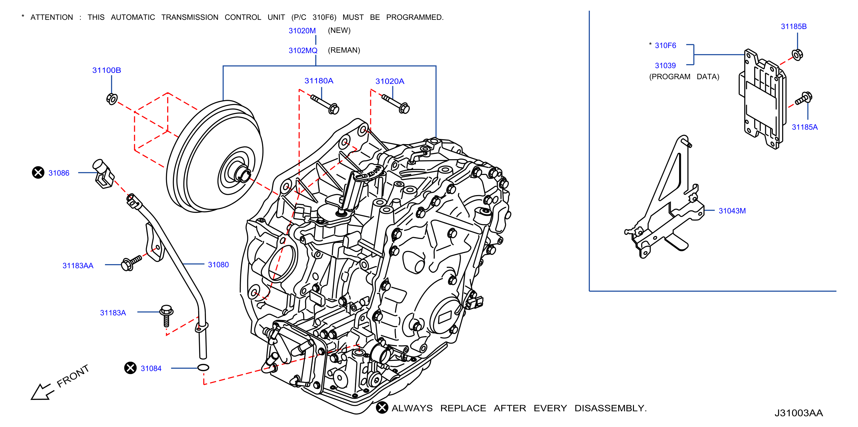 2016 Nissan Rogue Cvt Transmission