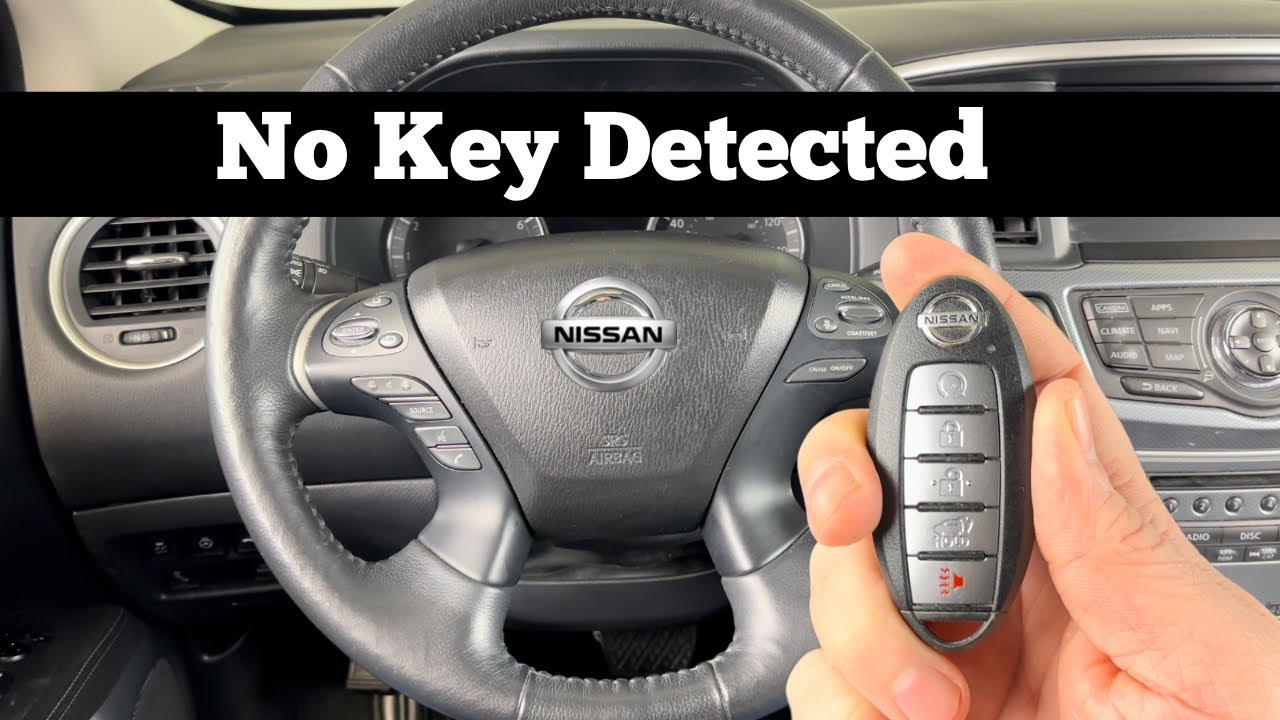 How To Reset Nissan Pathfinder Key Fob 2017 - 2020 Nissan Pathfinder - How To Start With Dead Remote Key Fob