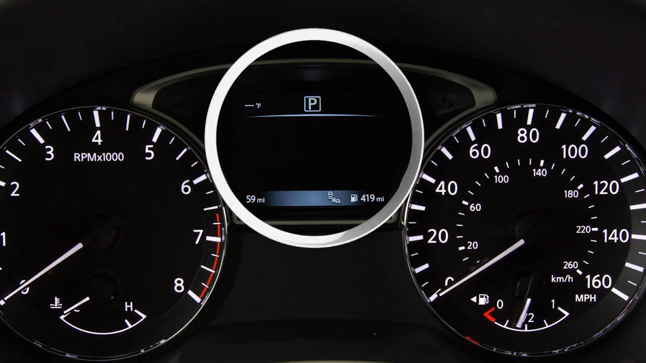 Nissan Altima Digital Speedometer