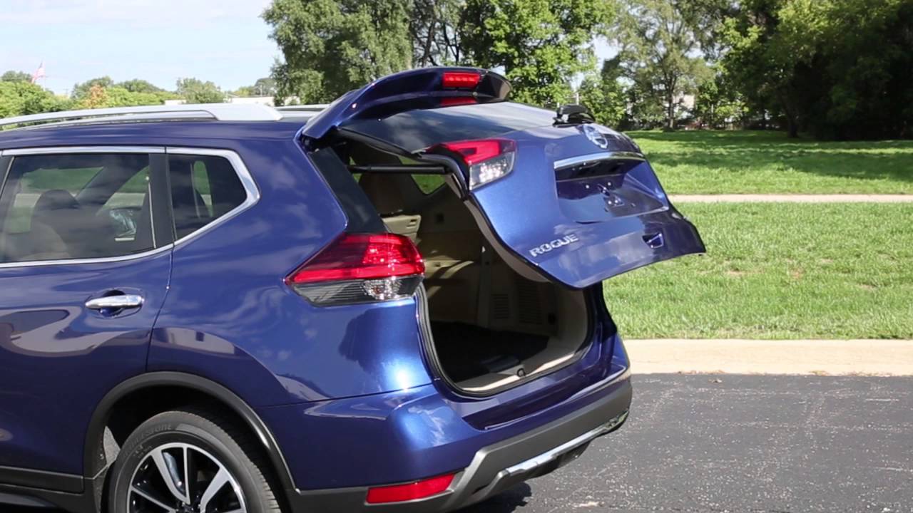 How To Open Nissan Rogue Trunk 2017 Nissan Rogue - Liftgate - YouTube