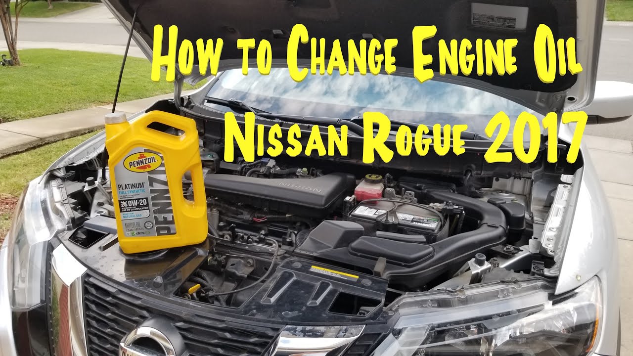 2017 Nissan Rogue Sv Oil Type